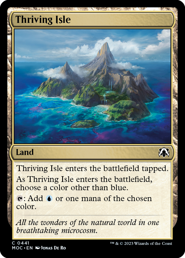 Thriving Isle [March of the Machine Commander] | Silver Goblin
