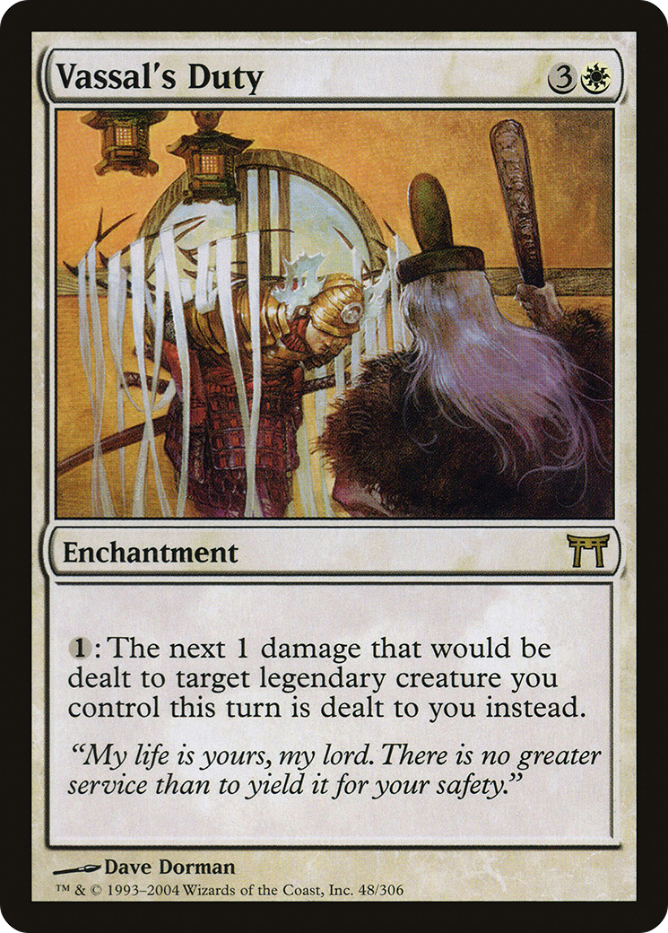 Vassal's Duty (048) Foil - Champions of Kamigawa