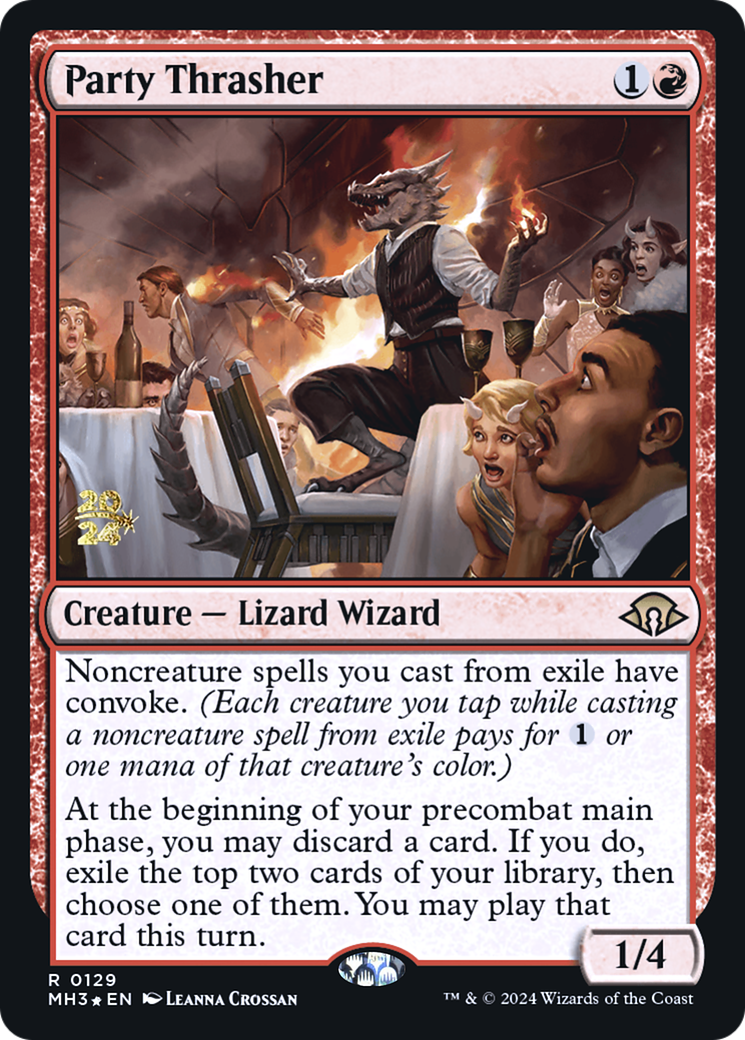 Party Thrasher (129) Foil - Modern Horizons 3 Promos