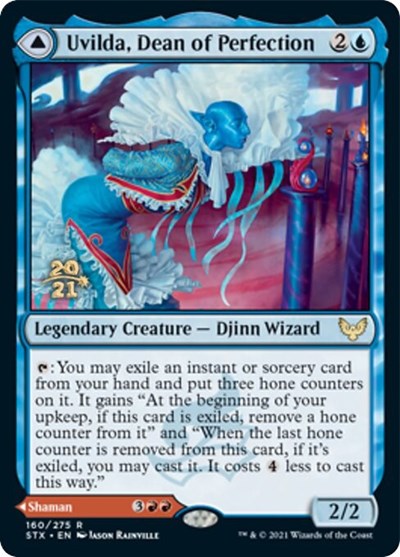 Uvilda, Dean of Perfection (160) Foil - Strixhaven: School of Mages Promos