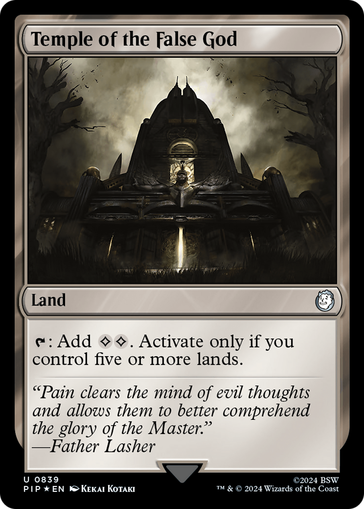 Temple of the False God (839) Surge Foil - Fallout
