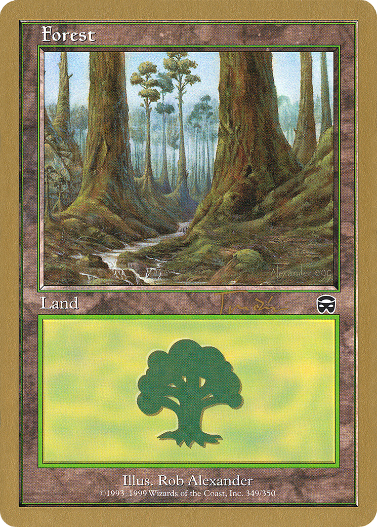 Forest (Retro) (jt349) - World Championship Decks 2001