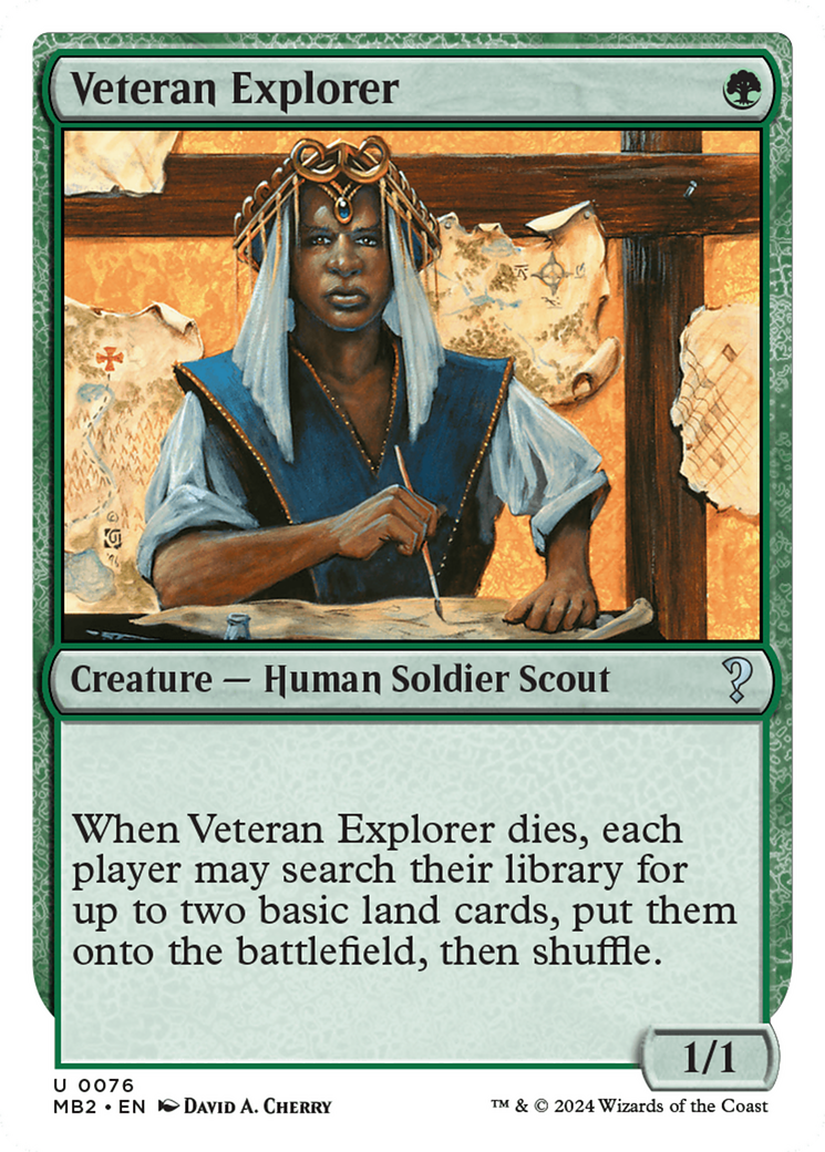 Veteran Explorer (White Border) (076) - Mystery Booster 2