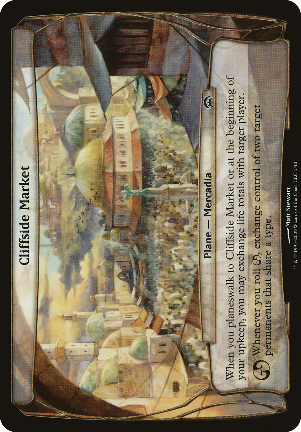 Cliffside Market (Planechase) - Planechase Planes