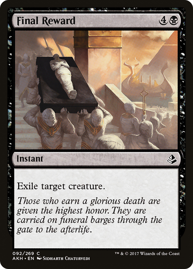 Final Reward (092) Foil - Amonkhet