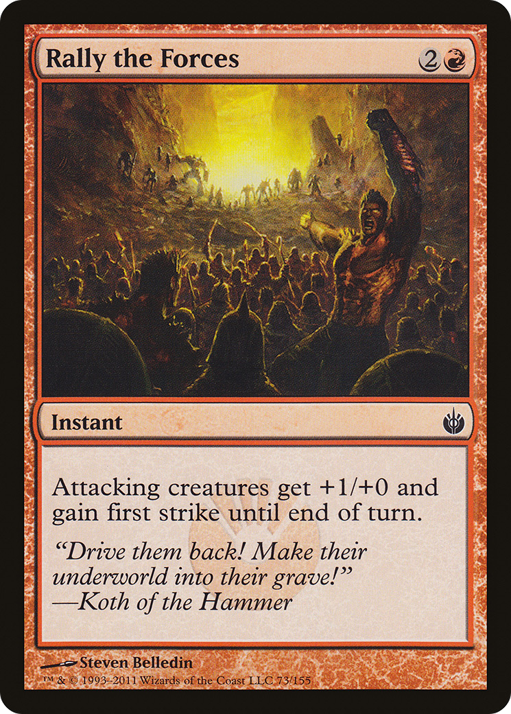 Rally the Forces (073) - Mirrodin Besieged