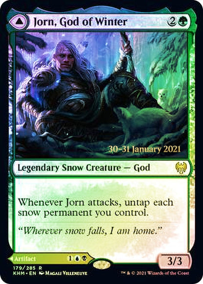 Jorn, God of Winter // Kaldring, the Rimestaff (179s) Foil - Kaldheim Promos