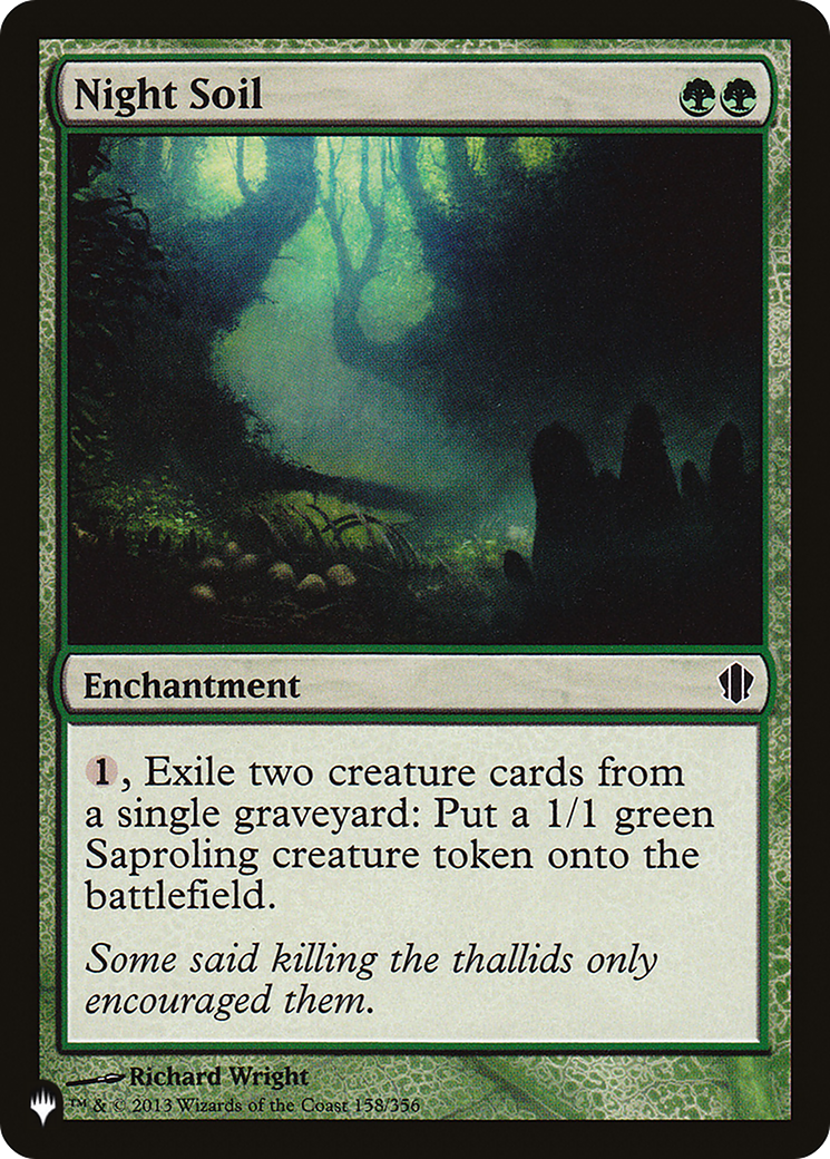 Night Soil (C13-158) - The List