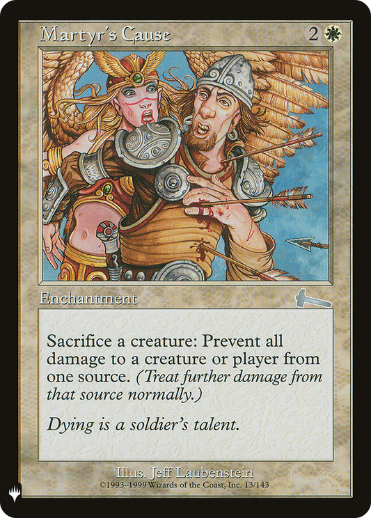 Martyr's Cause (Retro) (ULG-13) - The List