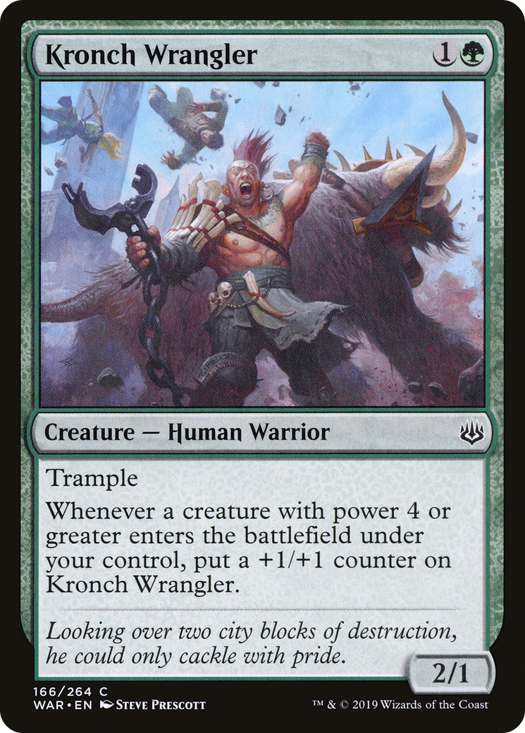 Kronch Wrangler (166) Foil - War of the Spark