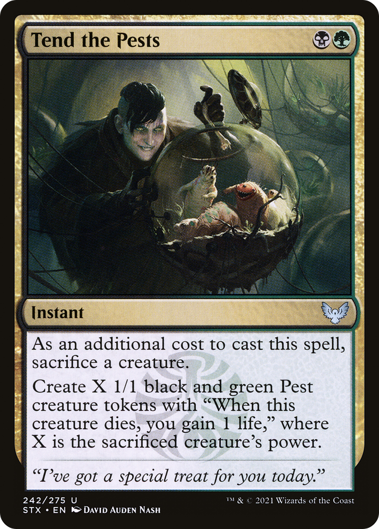 Tend the Pests (242) Foil - Strixhaven: School of Mages