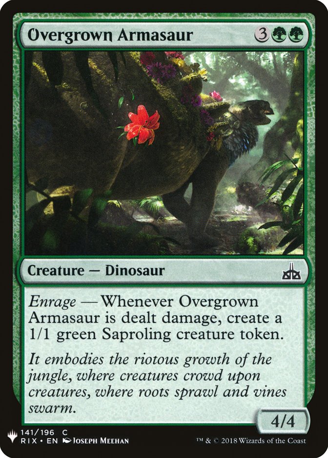 Overgrown Armasaur [Mystery Booster] | Silver Goblin