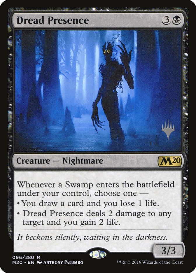 Dread Presence (Promo Pack) [Core Set 2020 Promos] | Silver Goblin