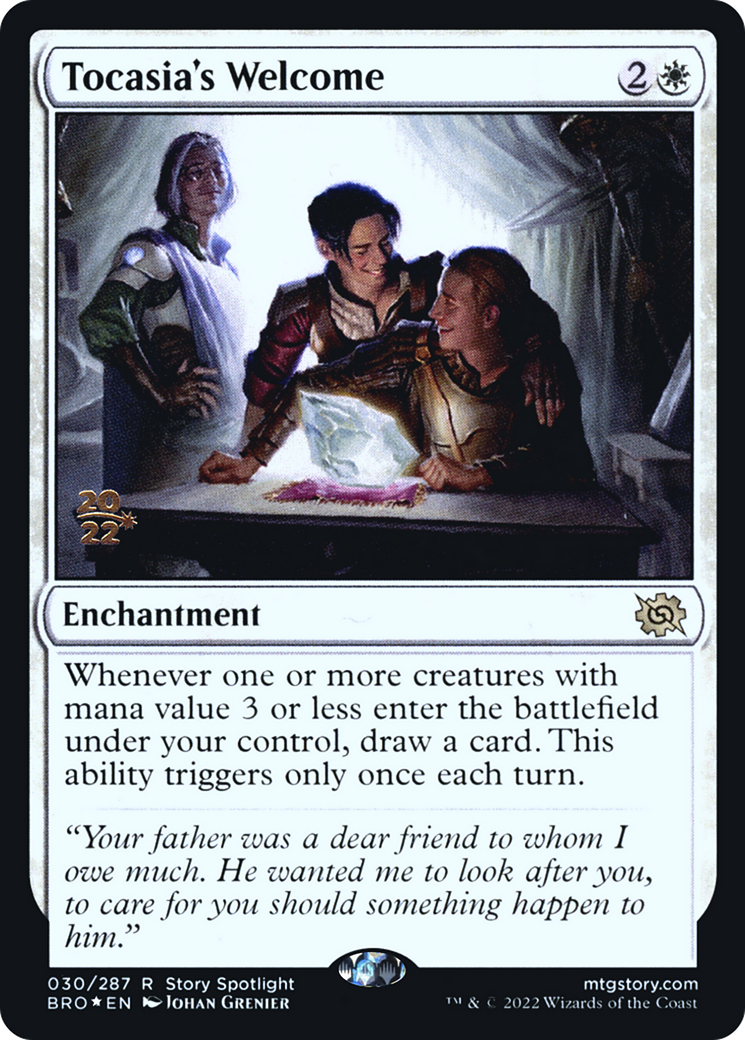 Tocasia's Welcome (030) Foil - The Brothers' War Promos