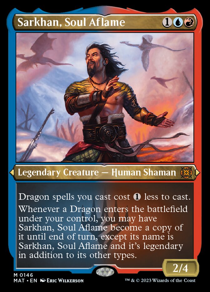 Sarkhan, Soul Aflame (146) Etched - March of the Machine: The Aftermath