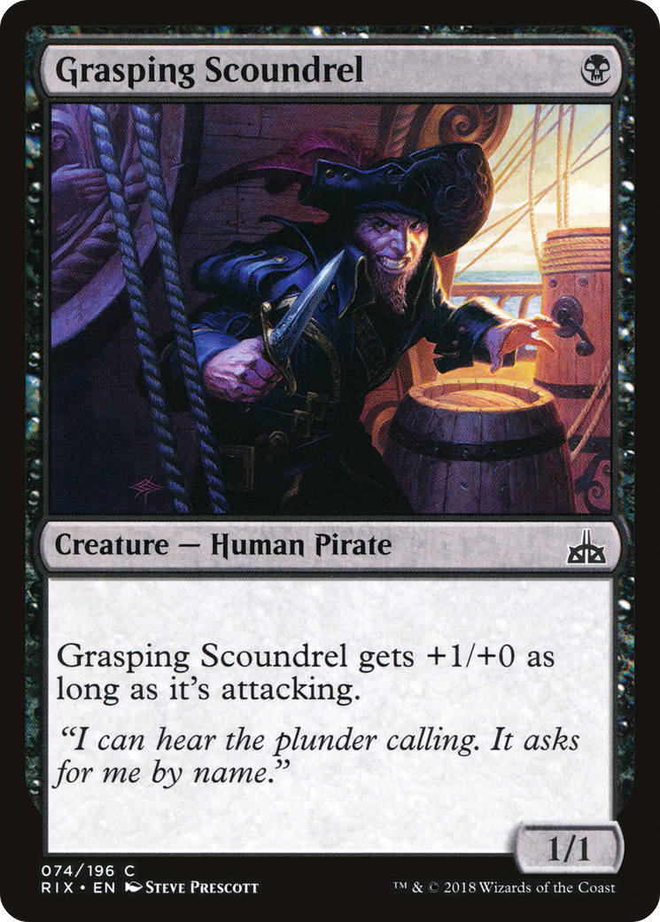 Grasping Scoundrel (074) Foil - Rivals of Ixalan