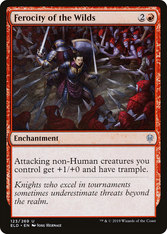 Ferocity of the Wilds (123) - Throne of Eldraine