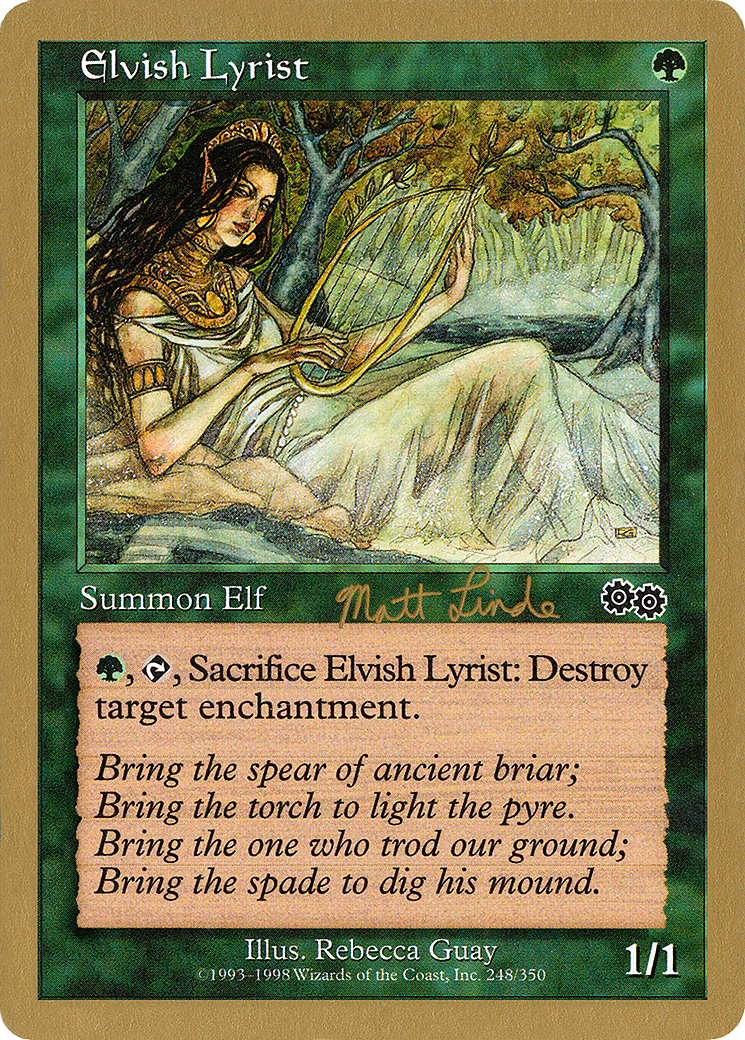 Elvish Lyrist (Retro) (ml248) - World Championship Decks 1999