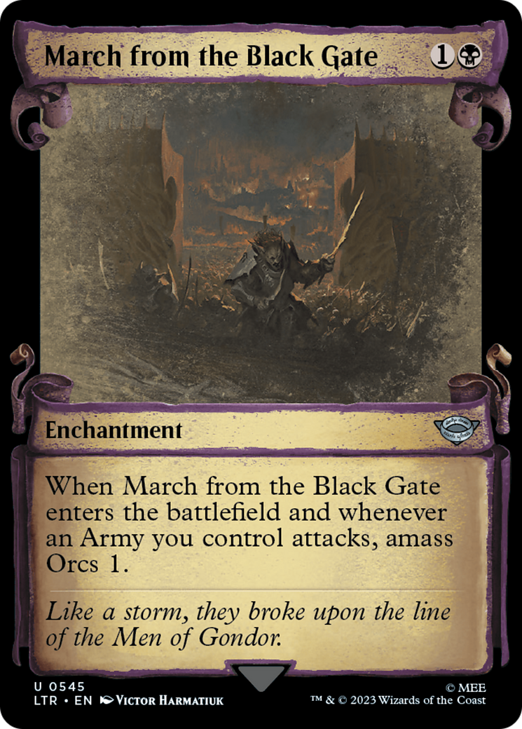 March from the Black Gate (Showcase) (545) - The Lord of the Rings: Tales of Middle-earth