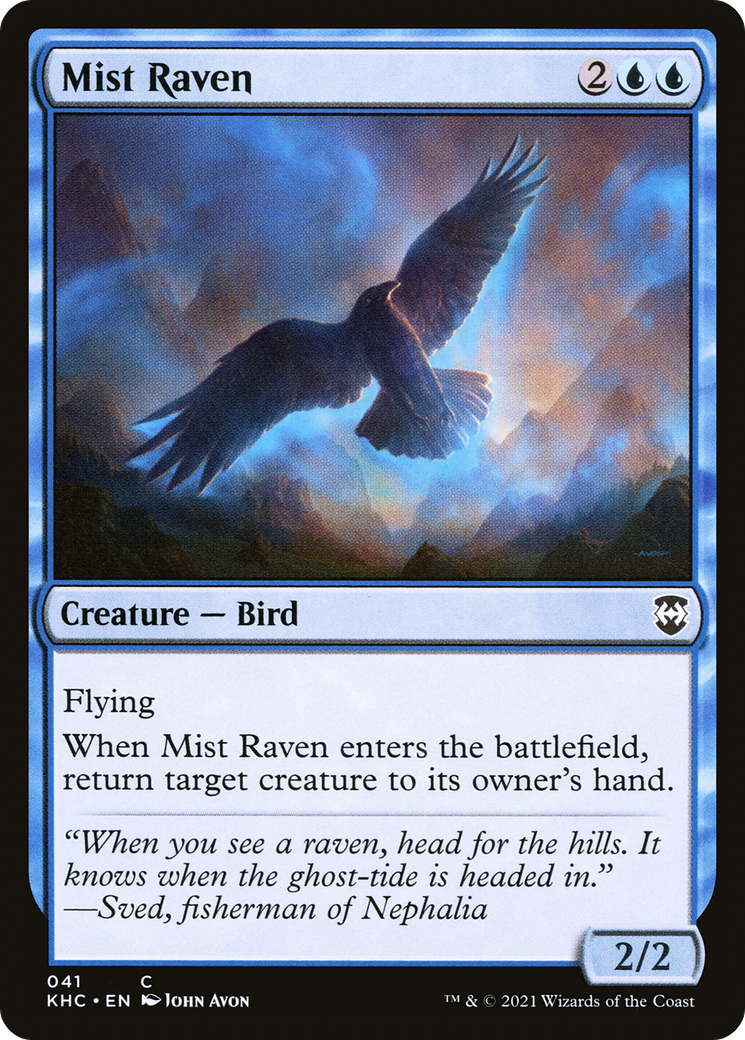 Mist Raven (041) - Kaldheim Commander