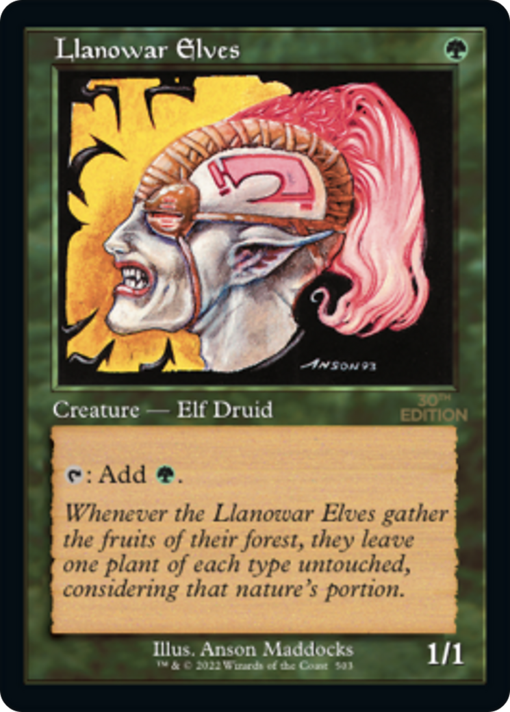 Llanowar Elves (Retro) (503) - 30th Anniversary Edition