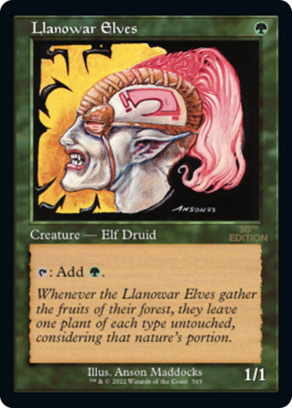 Llanowar Elves (Retro) (503) - 30th Anniversary Edition