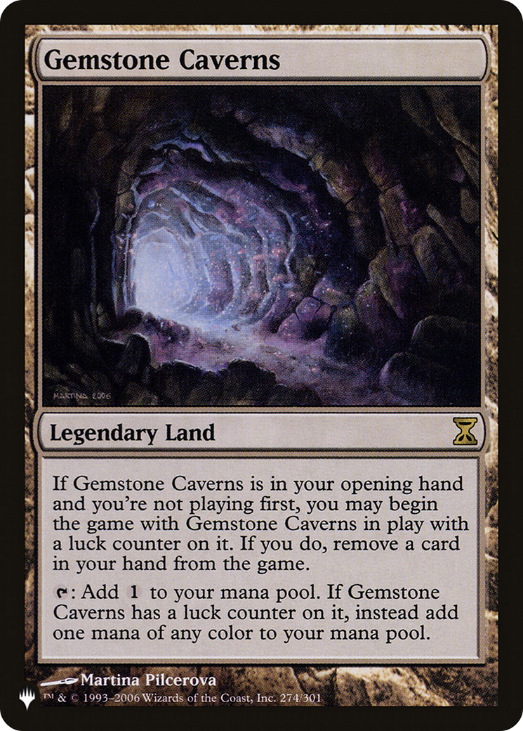 Gemstone Caverns (TSP-274) - The List