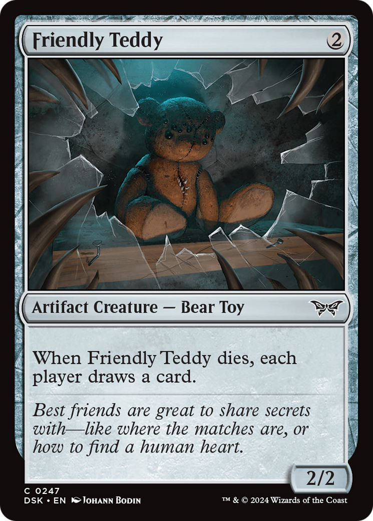 Friendly Teddy [Duskmourn: House of Horror] | Silver Goblin