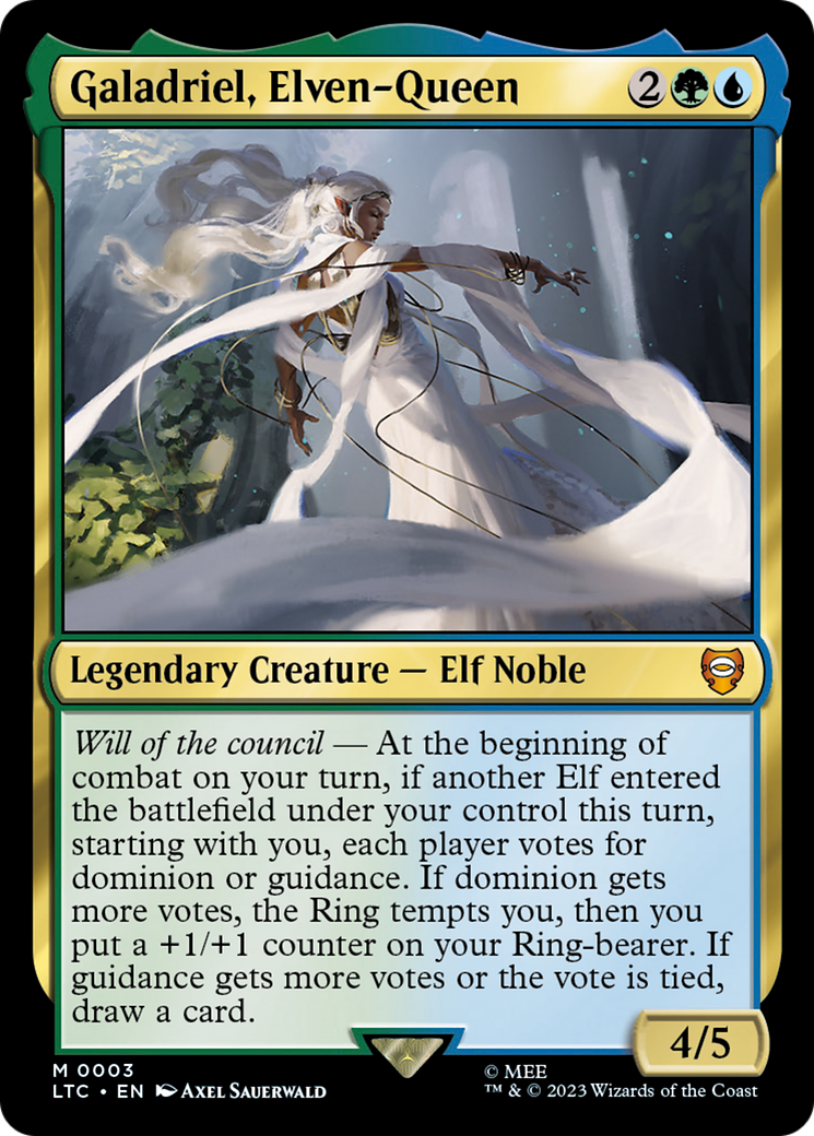 Galadriel, Elven-Queen [The Lord of the Rings: Tales of Middle-Earth Commander] Foil