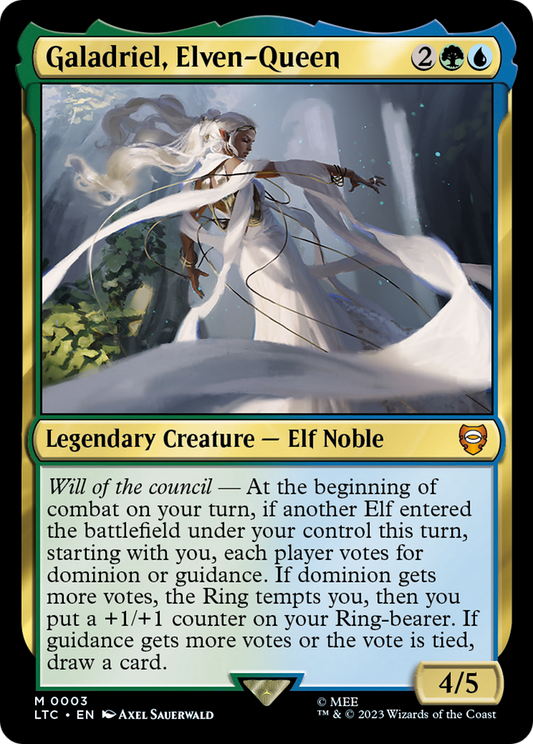 Galadriel, Elven-Queen [The Lord of the Rings: Tales of Middle-Earth Commander] Foil