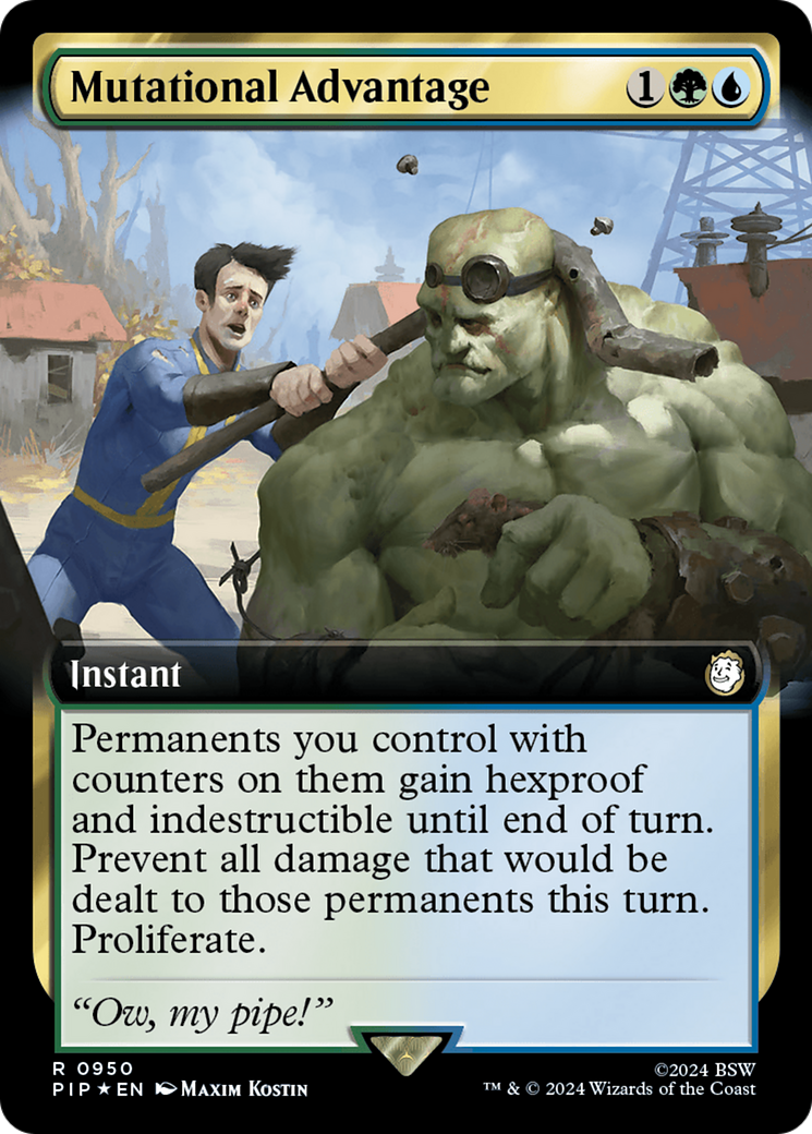 Mutational Advantage (Extended Art) (Surge Foil) (Extended Art) (950) Foil - Fallout