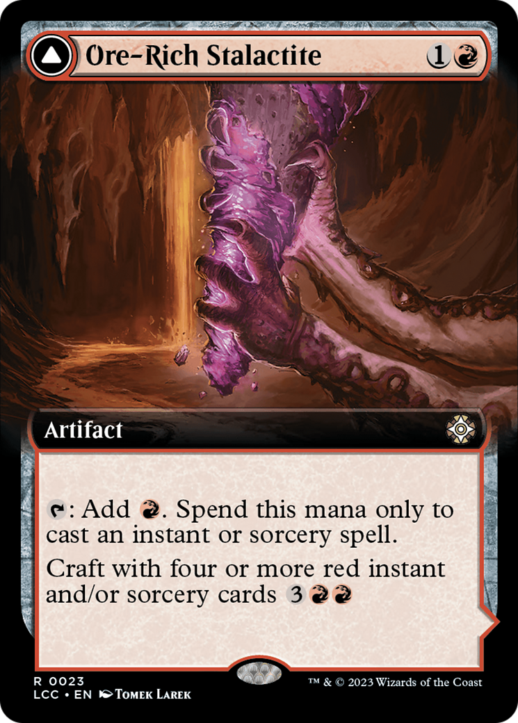 Ore-Rich Stalactite (Extended Art) (023) - The Lost Caverns of Ixalan Commander