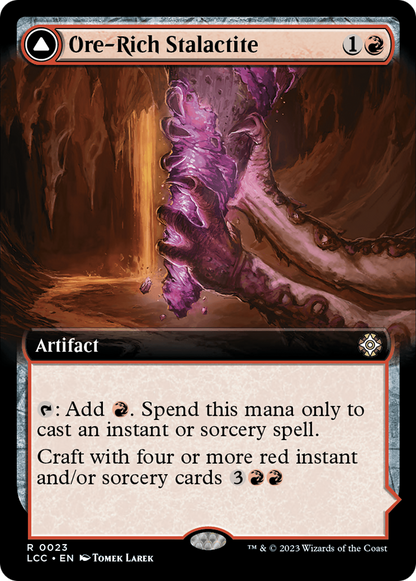Ore-Rich Stalactite (Extended Art) (023) - The Lost Caverns of Ixalan Commander