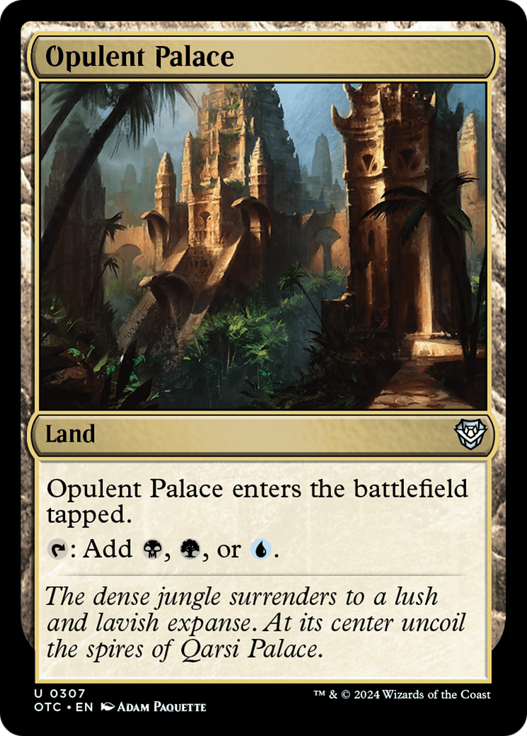 Opulent Palace [Outlaws of Thunder Junction Commander] | Silver Goblin