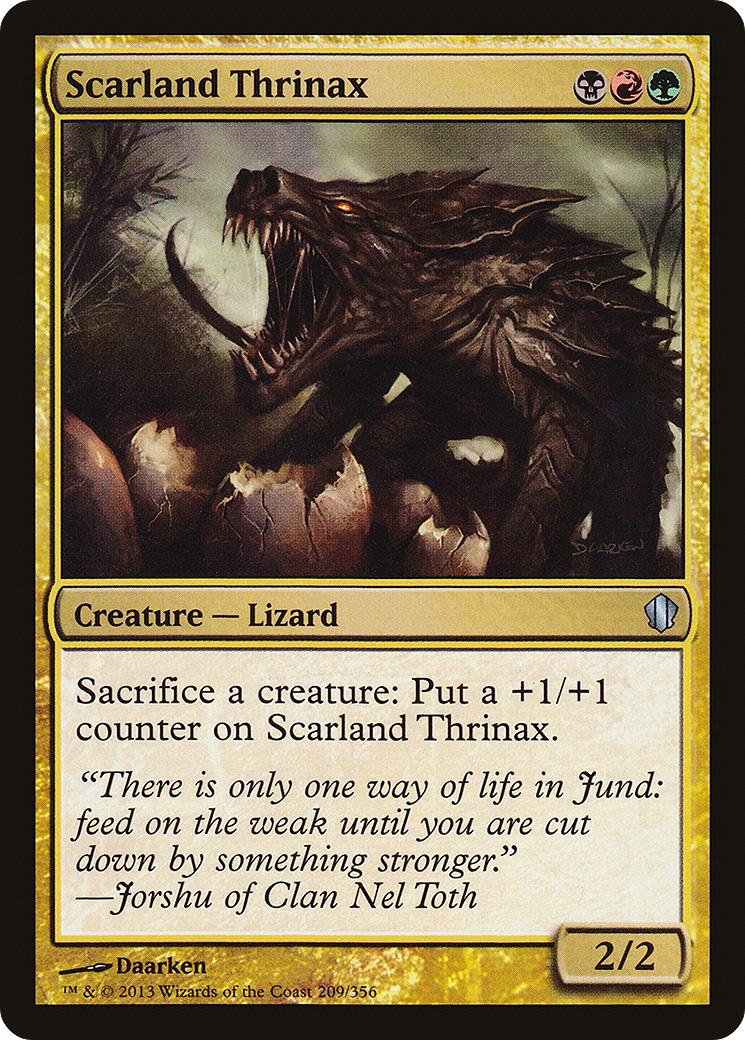 Scarland Thrinax (209) - Commander 2013