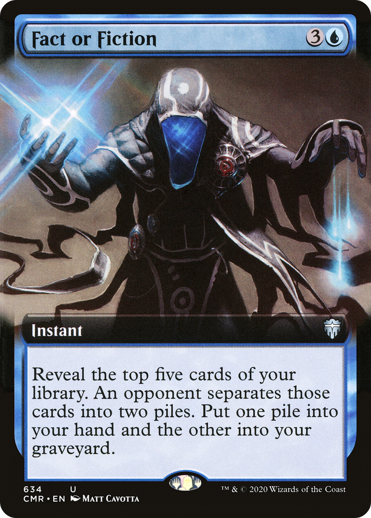 Fact or Fiction (Extended Art) (634) - Commander Legends