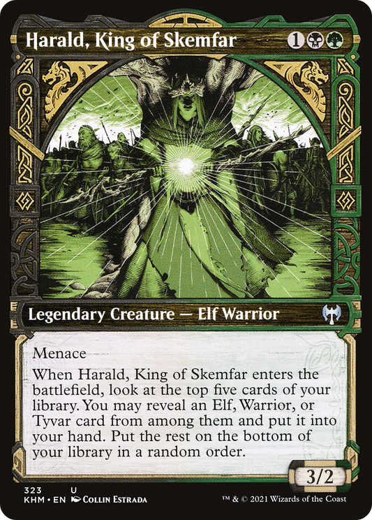 Harald, King of Skemfar (Showcase) (323) - Kaldheim