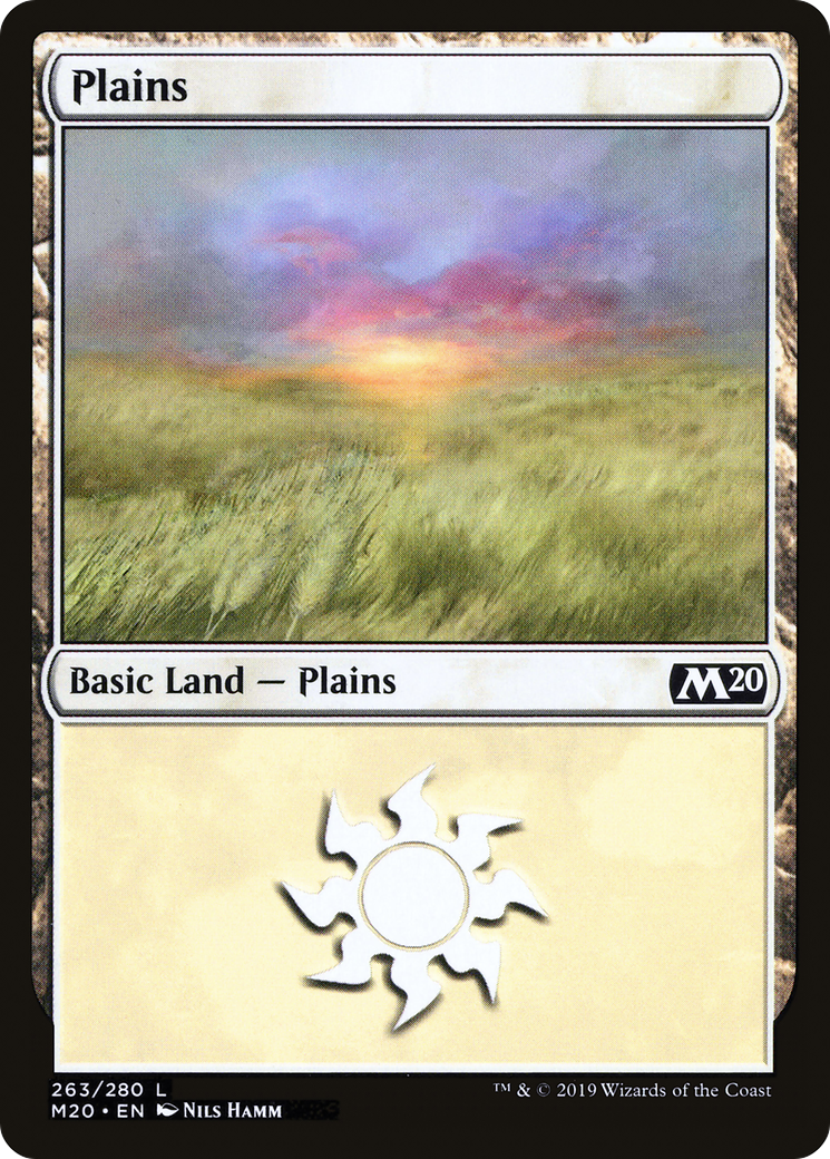 Plains (263) Foil - Core Set 2020