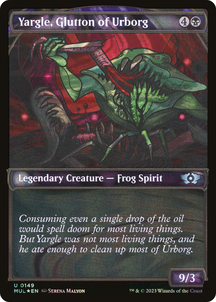 Yargle, Glutton of Urborg (Halo Foil) [Multiverse Legends] | Silver Goblin