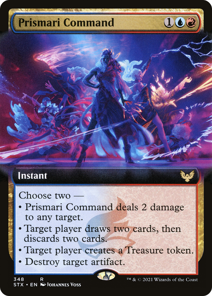 Prismari Command (Extended Art) (348) Foil - Strixhaven: School of Mages