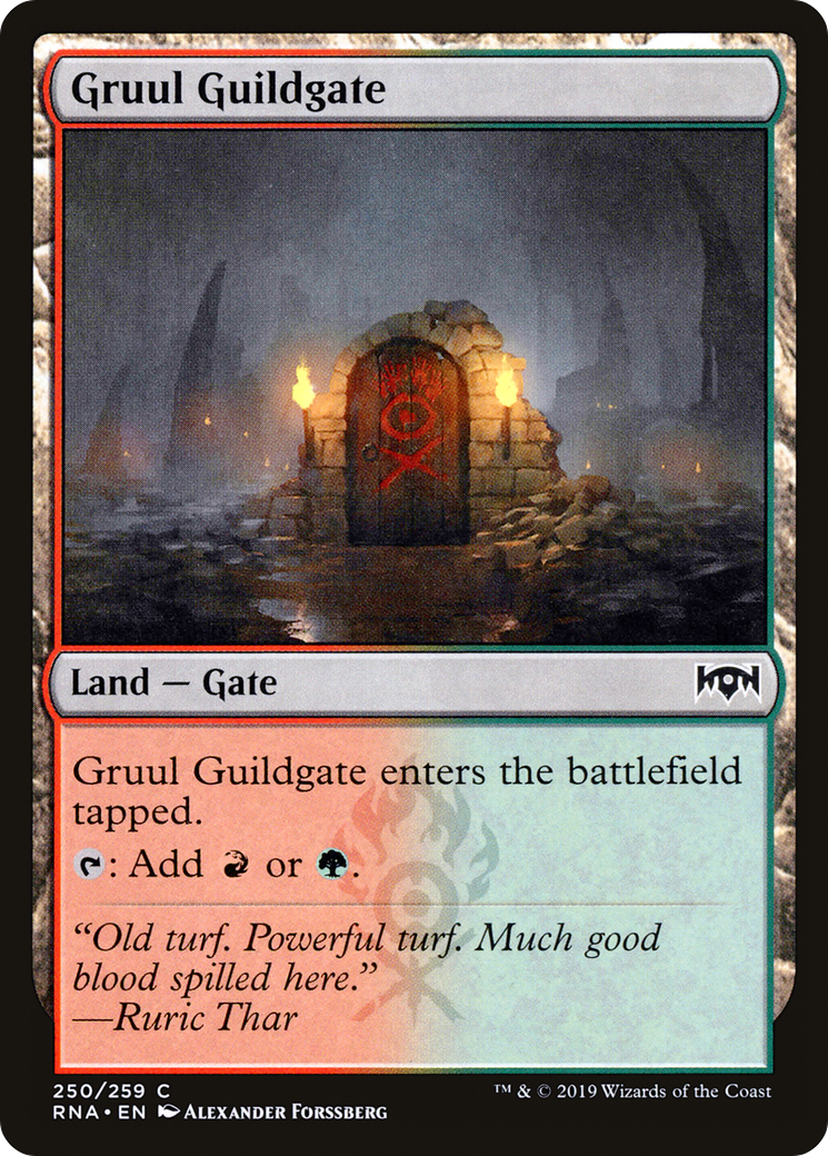 Gruul Guildgate (250) Foil - Ravnica Allegiance
