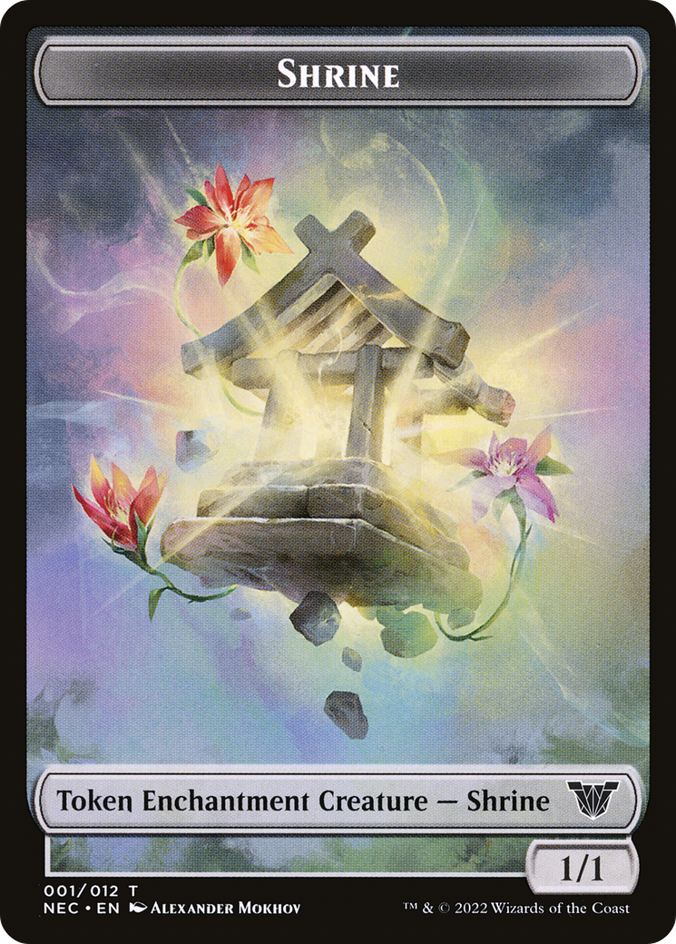 Shrine Token [Kamigawa: Neon Dynasty Commander Tokens] | Silver Goblin