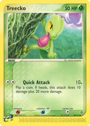 Treecko (80/97) [EX: Dragon] | Silver Goblin