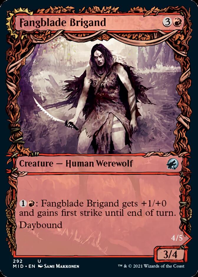 Fangblade Brigand // Fangblade Eviscerator (Showcase) (292) - Innistrad: Midnight Hunt