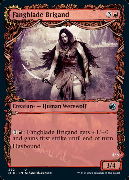 Fangblade Brigand // Fangblade Eviscerator (Showcase) (292) - Innistrad: Midnight Hunt