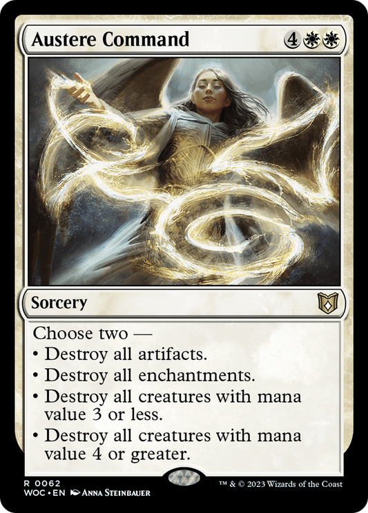 Austere Command (062) - Wilds of Eldraine Commander