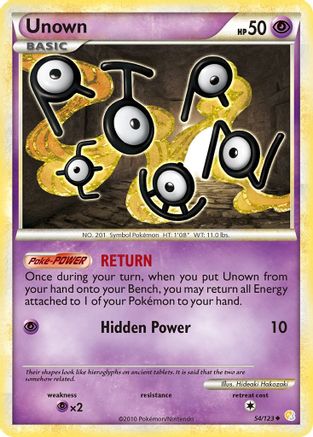 Unown (54) - HeartGold SoulSilver