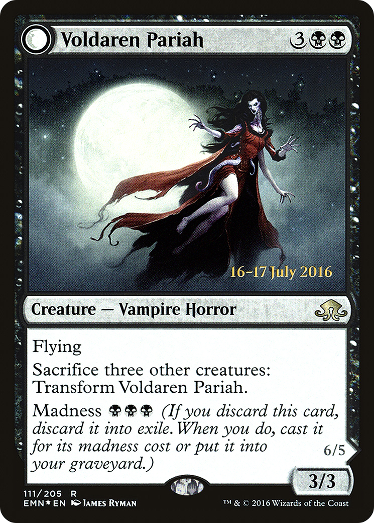 Voldaren Pariah // Abolisher of Bloodlines (111s) Foil - Eldritch Moon Promos