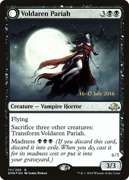 Voldaren Pariah // Abolisher of Bloodlines (111s) Foil - Eldritch Moon Promos
