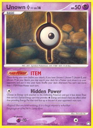 Unown [I] (37) Reverse Holofoil - Mysterious Treasures